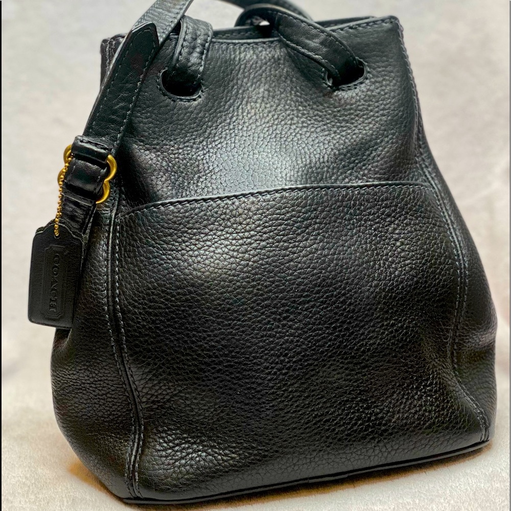 Coach Pebble Leather Shoulder Bag